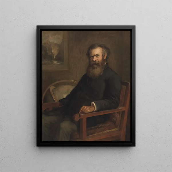 John Wesley Powell - Edmund Clarence Messer — kehystetty taideteos seinällä