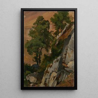 Edmund Kanoldt - Felshang mit Bumen bei Olevano.webp