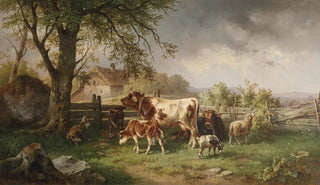 Edmund Mahlknecht - Idylle am Bauernhof.webp