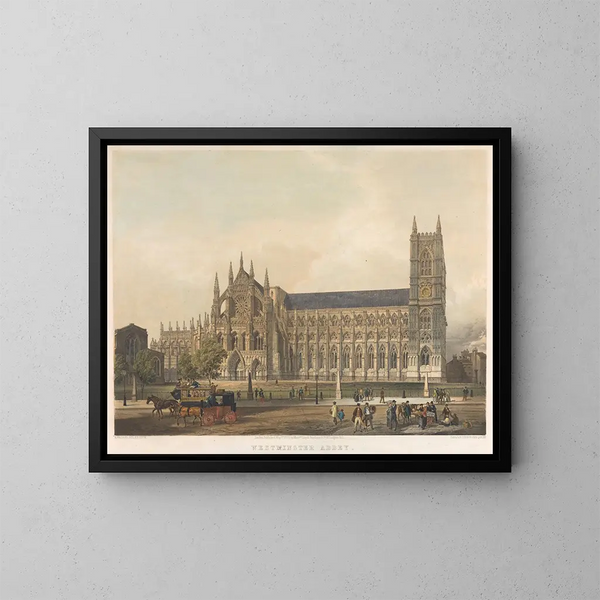 Abbaye de Westminster - Edmund Walker — kehystetty taideteos seinällä