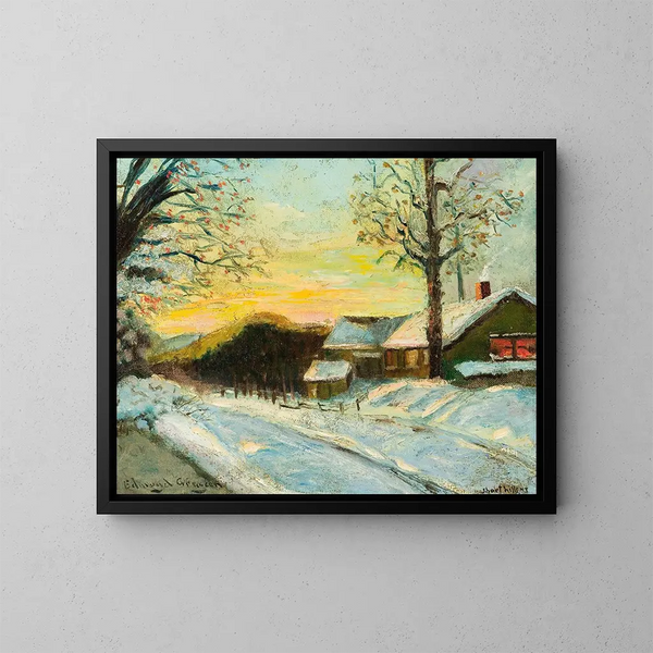 Short Hills, New Jersey - Edmund William Greacen — kehystetty taideteos seinällä