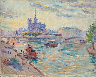 EdouardJean Dambourgez - Vue de Paris Notre Dame.webp