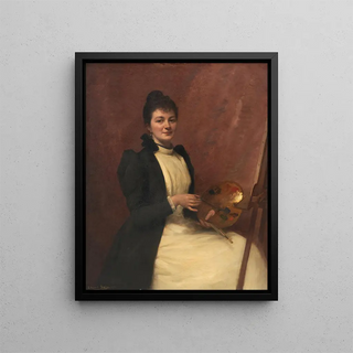 Edouard Alexandre Sain - Femme Peintre.webp