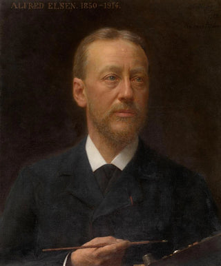 Edouard De Jans - The Painter Alfred Elsen.webp