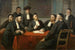 Rabbi-neuvoston kokousmaalaus - Édouard Moyse — näkymä teoksesta