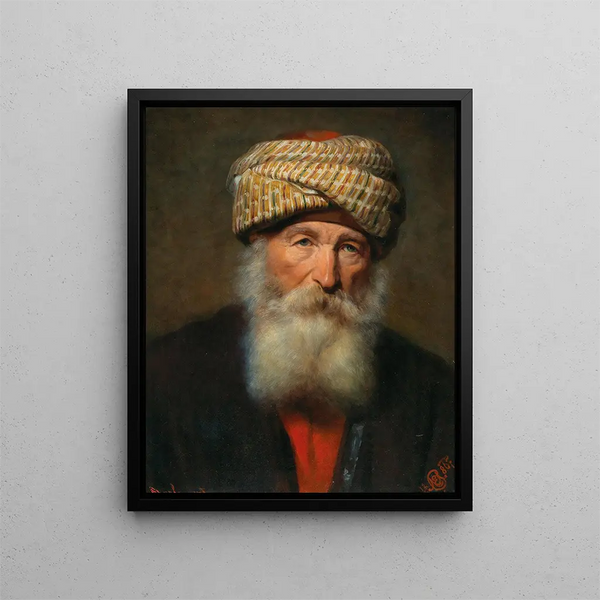 Eduard Charlemont - Portrait of an Oriental man.webp