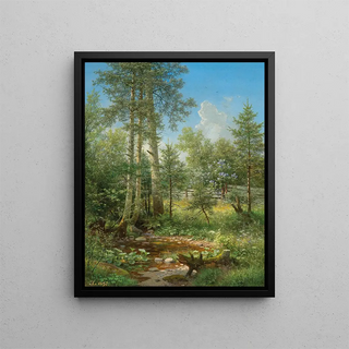 Eduard Leonhardi - Am Bchlein in der Maienzeit.webp