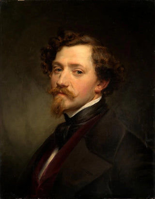 Eduard Magnus - Bildnis des Malers Louis Coblitz.webp