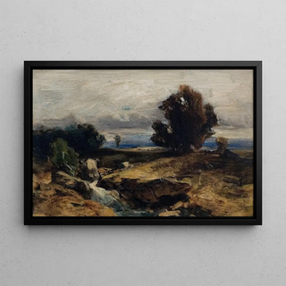 Eduard Peithner von Lichtenfels - Landschaftsstudie.webp