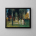 Nymphe au bassin - Eduard Veith — kehystetty taideteos seinällä