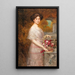 Annie Sussankan muotokuva - Eduard Veith — kehystetty taideteos seinällä