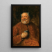 Maalauksen jäljennös Falstaff-maalaus - Eduard von Grützner