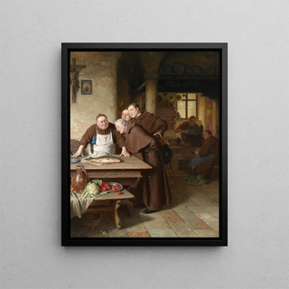 Eduard von Grtzner - In der Klosterkche.webp