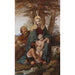 Maalauksen jäljennös Sainte Famille -maalaus nuoren Jeanin kanssa - Eduard von Steinle