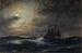 Cutter au large - Eduardo de Martino — näkymä teoksesta