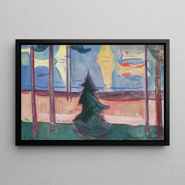 Edvard Munch - Beach Landscape with Trees and Boats.webp