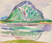Vuoret - Edvard Munch — näkymä teoksesta