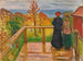 Verannalla - Edvard Munch — näkymä teoksesta
