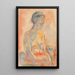 Edvard Munch - Sittende kvinnelig akt i sidelys.webp