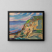 Auringonotto - Edvard Munch — kehystetty taideteos seinällä