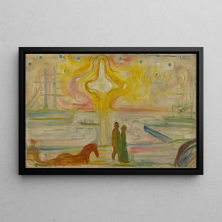 Edvard Munch - Sunrise In The Harbour.webp