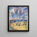La boucle du tramway à Skyen - Edvard Munch — kehystetty taideteos seinällä