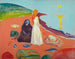 Kaksi naista rannalla II - Edvard Munch — näkymä teoksesta