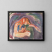 Vampire - Edvard Munch — kehystetty taideteos seinällä