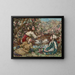 Fleuraison printanière - Edward Atkinson Hornel — kehystetty taideteos seinällä