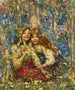 Le Bois des Jacinthes - Edward Atkinson Hornel — näkymä teoksesta