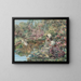 Les bois du lac - Edward Atkinson Hornel — kehystetty taideteos seinällä