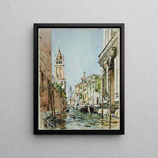 Edward Darley Boit - Rio di San Barnaba Venice.webp