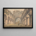 Abbaye de Buildwasin maalaus, Shropshire - Edward Dayes — kehystetty taideteos seinällä