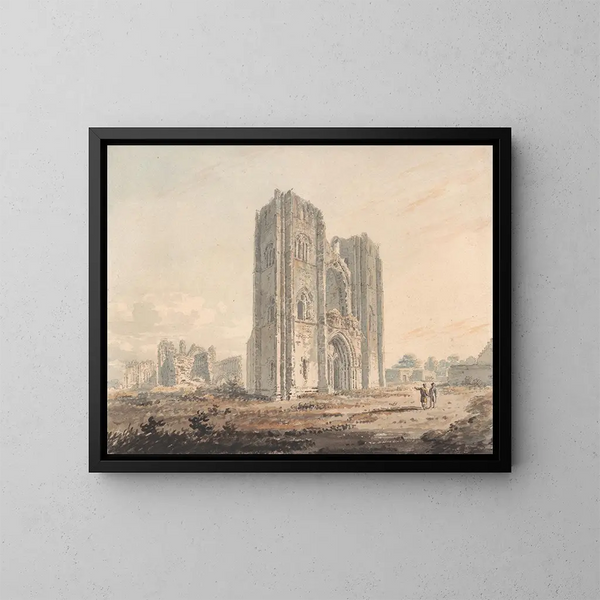 Cathédrale d'Elgin, Moray - Edward Dayes — kehystetty taideteos seinällä
