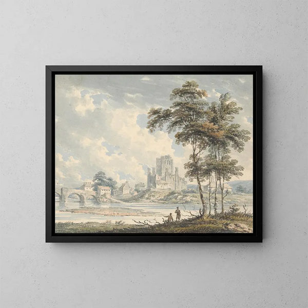 Abbaye de Kelso, Rosburghshire - Edward Dayes — kehystetty taideteos seinällä