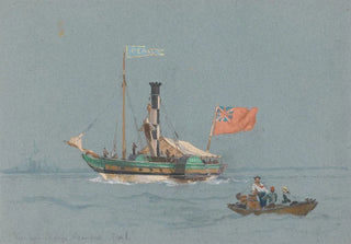 Edward Duncan - The First Thames Steamboat Pearl.webp