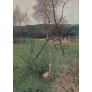 Edward Frederick Ertz - Trees along a Creek.webp