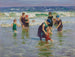 Baigneurs - Edward Henry Potthast — näkymä teoksesta