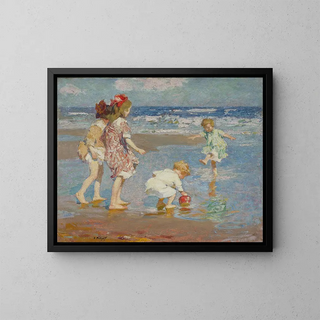 Edward Henry Potthast - Children Playing in Surf.webp