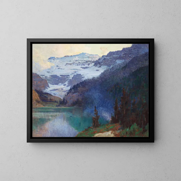 Lac Louise - Edward Henry Potthast — kehystetty taideteos seinällä