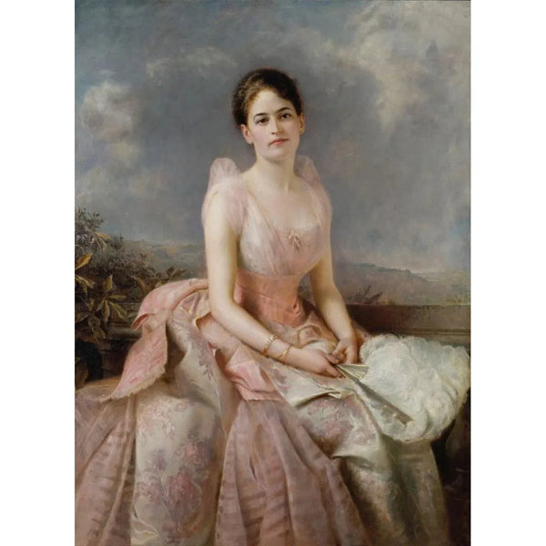 Juliette Gordon Low - Edward Hughes — kehystetty taideteos seinällä
