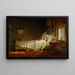 Lääkäri Maalaus - Edward Lamson Henry — kehystetty taideteos seinällä