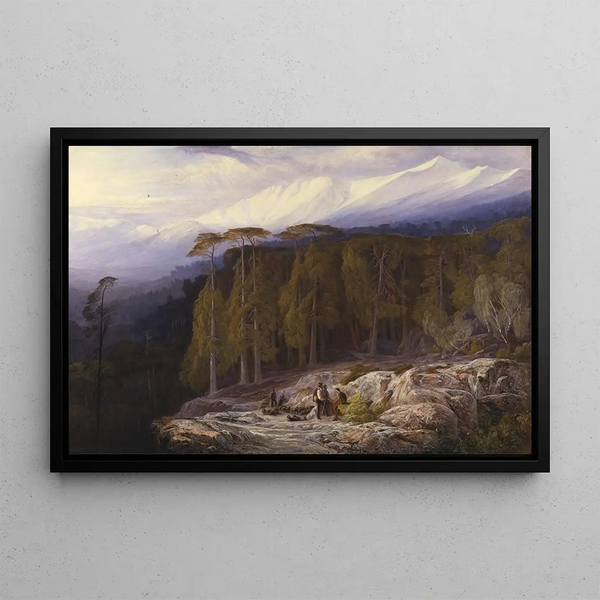 Edward Lear - The Forest of Valdoniello Corsica.webp