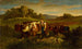 Bergers-maalauksen lehmiä - Edward Mitchell Bannister — näkymä teoksesta