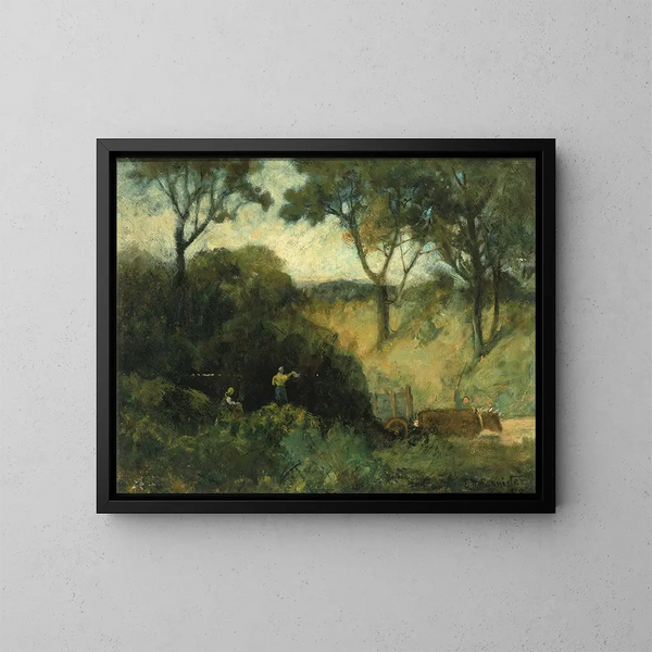 La Salute - Edward Mitchell Bannister — kehystetty taideteos seinällä