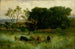 Nimetön maalaus viisi lehmää laitumella - Edward Mitchell Bannister — näkymä teoksesta