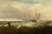 Myrskyä New Castle Delawaressa - Edward Moran — näkymä teoksesta