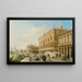 Le Palais des Doges, la Piazzetta ja Bibliothèque et Santa Maria della Salute kauempana, Venetsia - Edward Pritchett — kehystetty taideteos seinällä
