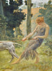 La transformation de Callisto - Edward Robert Hughes — näkymä teoksesta
