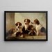 Chiens favoris - Edward Robert Smythe — kehystetty taideteos seinällä